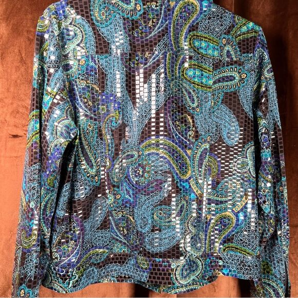 Choices blues & black top▪️ size small - Picture 3 of 5